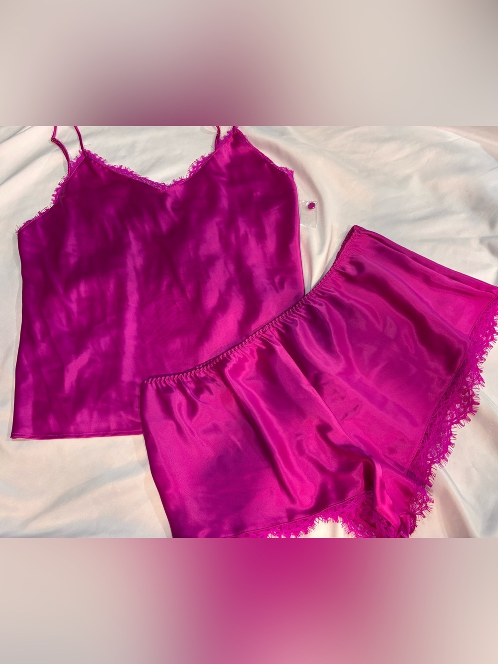 Victoria's Secret Satin & Lace Sleep Short Pajama Set (NWT)